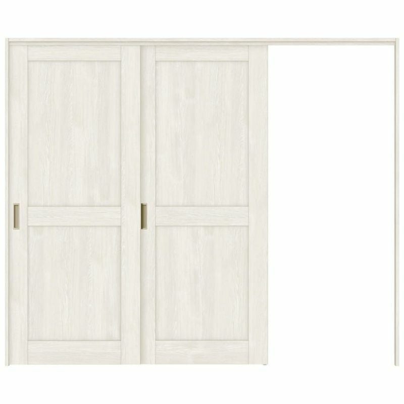 オーダーサイズ リクシル ラシッサＳ 可動間仕切り 引戸上吊方式 片引戸2枚建 ASMKD-LAH ノンケーシング枠 W1604～2954㎜×Ｈ1750～2425㎜