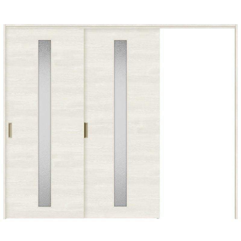 オーダーサイズ リクシル ラシッサＳ 可動間仕切り 引戸上吊方式 片引戸2枚建 ASMKD-LGB ノンケーシング枠 W1604～2954㎜×Ｈ1750～2425㎜