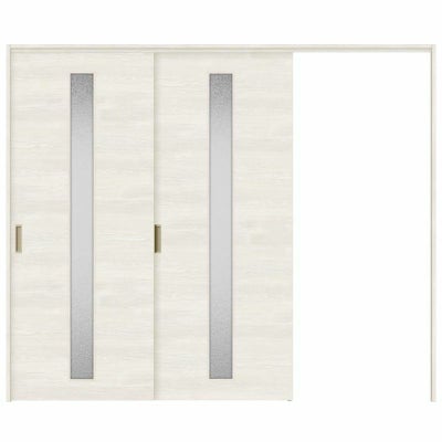 オーダーサイズ リクシル ラシッサＳ 可動間仕切り 引戸上吊方式 片引戸2枚建 ASMKD-LGB ノンケーシング枠 W1604～2954㎜×Ｈ1750～2425㎜