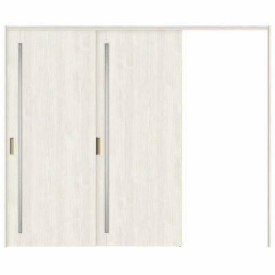 オーダーサイズ リクシル ラシッサＳ 可動間仕切り 引戸上吊方式 片引戸2枚建 ASMKD-LGC ノンケーシング枠 W1604～2954㎜×Ｈ1750～2425㎜