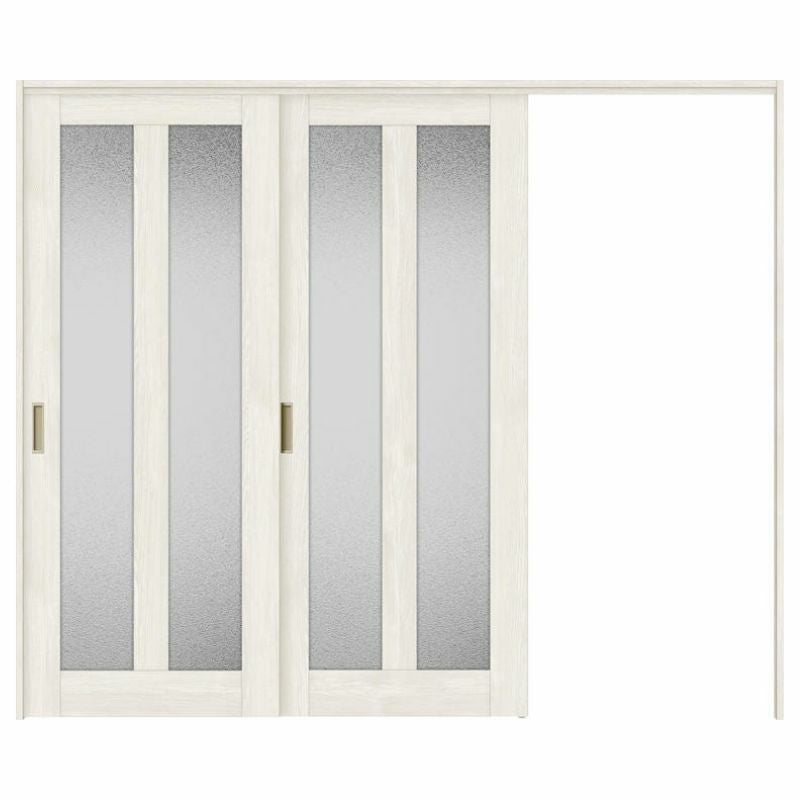 オーダーサイズ リクシル ラシッサＳ 可動間仕切り 引戸上吊方式 片引戸2枚建 ASMKD-LGG ノンケーシング枠 W1604～2954㎜×Ｈ1750～2425㎜