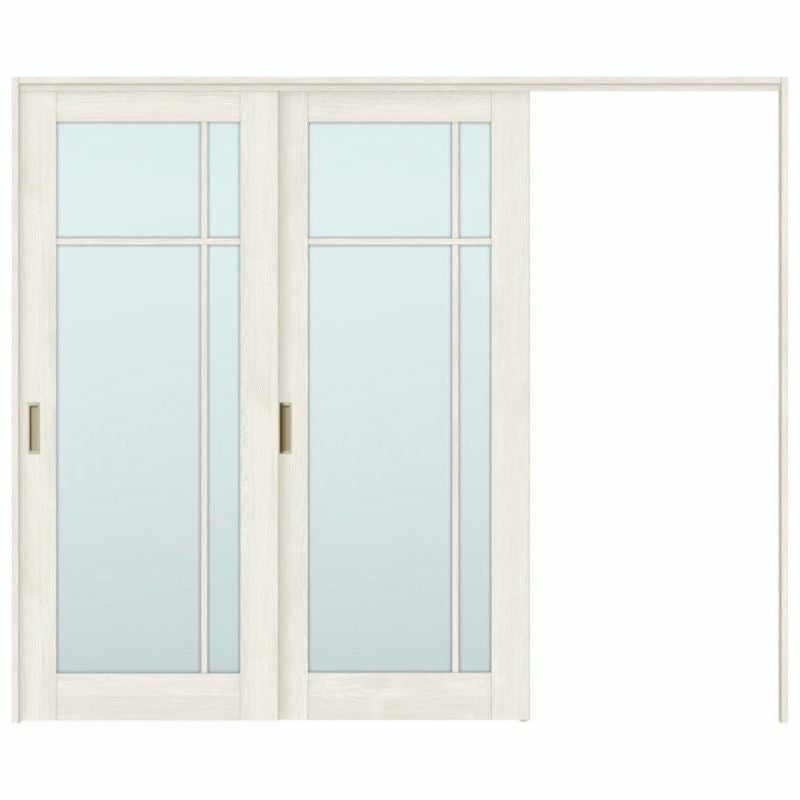 オーダーサイズ リクシル ラシッサＳ 可動間仕切り 引戸上吊方式 片引戸2枚建 ASMKD-LGK ノンケーシング枠 W1604～2954㎜×Ｈ1750～2425㎜