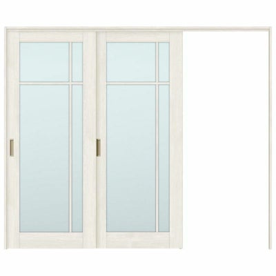 オーダーサイズ リクシル ラシッサＳ 可動間仕切り 引戸上吊方式 片引戸2枚建 ASMKD-LGK ノンケーシング枠 W1604～2954㎜×Ｈ1750～2425㎜