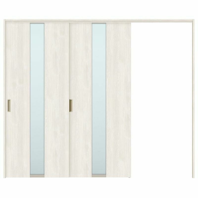 オーダーサイズ リクシル ラシッサＳ 可動間仕切り 引戸上吊方式 片引戸2枚建 ASMKD-LGM ノンケーシング枠 W1604～2954㎜×Ｈ1750～2425㎜