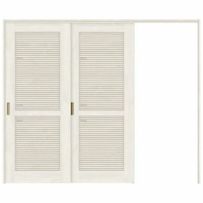 オーダーサイズ リクシル ラシッサＳ 可動間仕切り 引戸上吊方式 片引戸2枚建 ASMKD-LTA ノンケーシング枠 W1604～2954㎜×Ｈ1750～2425㎜