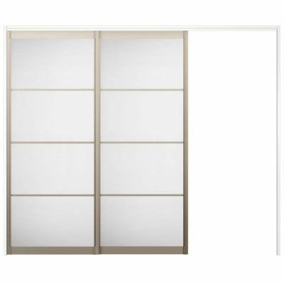 オーダーサイズ リクシル ラシッサＳ 可動間仕切り 引戸上吊方式 片引戸2枚建 ASMKD-LZB ノンケーシング枠 W1604～2954㎜×Ｈ1750～2425㎜