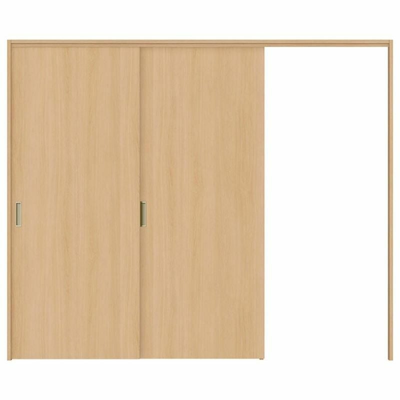 オーダーサイズ リクシル ラシッサＳ 可動間仕切り 引戸上吊方式 片引戸2枚建 ASMKD-LAA ケーシング付枠 W1604～2954㎜×Ｈ1750～2425㎜