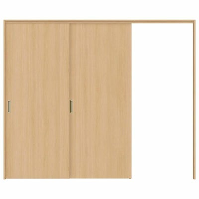 オーダーサイズ リクシル ラシッサＳ 可動間仕切り 引戸上吊方式 片引戸2枚建 ASMKD-LAA ケーシング付枠 W1604～2954㎜×Ｈ1750～2425㎜