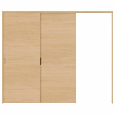 オーダーサイズ リクシル ラシッサＳ 可動間仕切り 引戸上吊方式 片引戸2枚建 ASMKD-LAB ケーシング付枠 W1604～2954㎜×Ｈ1750～2425㎜