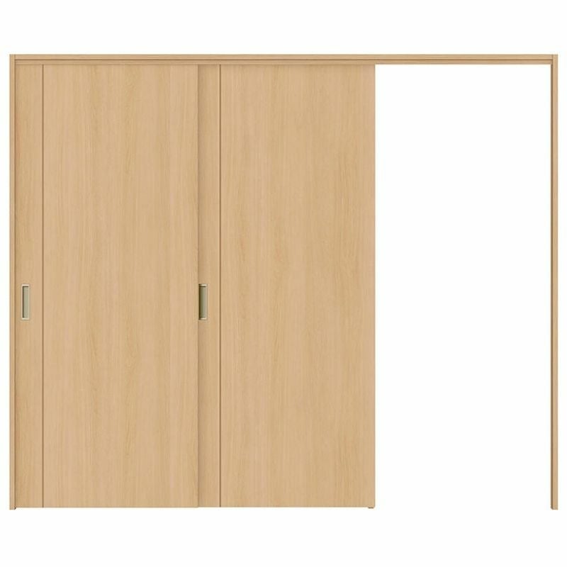 オーダーサイズ リクシル ラシッサＳ 可動間仕切り 引戸上吊方式 片引戸2枚建 ASMKD-LAC ケーシング付枠 W1604～2954㎜×Ｈ1750～2425㎜