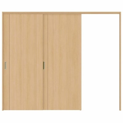 オーダーサイズ リクシル ラシッサＳ 可動間仕切り 引戸上吊方式 片引戸2枚建 ASMKD-LAC ケーシング付枠 W1604～2954㎜×Ｈ1750～2425㎜