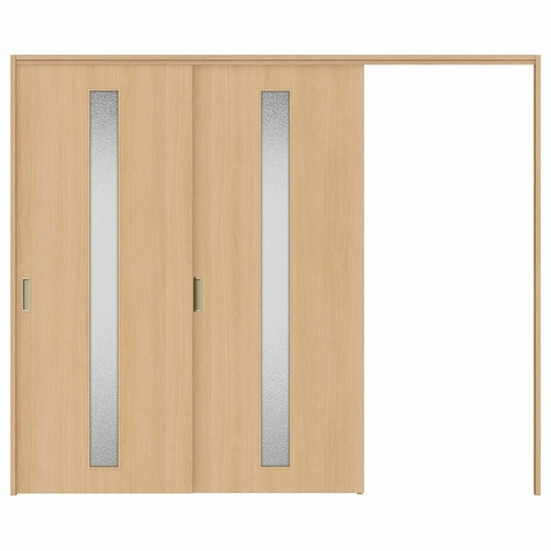 オーダーサイズ リクシル ラシッサＳ 可動間仕切り 引戸上吊方式 片引戸2枚建 ASMKD-LGA ケーシング付枠 W1604～2954㎜×Ｈ1750～2425㎜