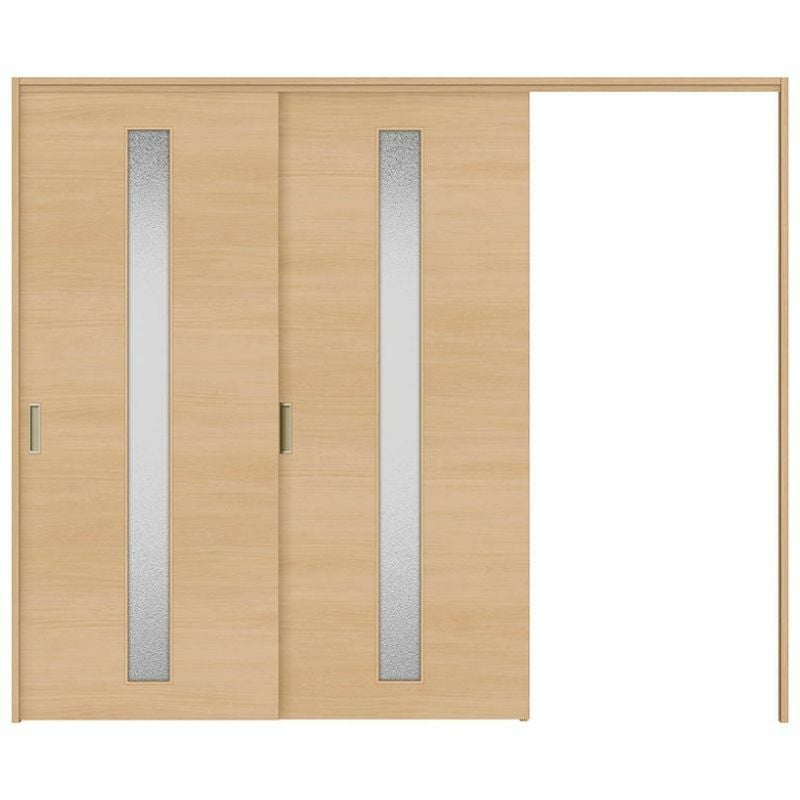 オーダーサイズ リクシル ラシッサＳ 可動間仕切り 引戸上吊方式 片引戸2枚建 ASMKD-LGB ケーシング付枠 W1604～2954㎜×Ｈ1750～2425㎜