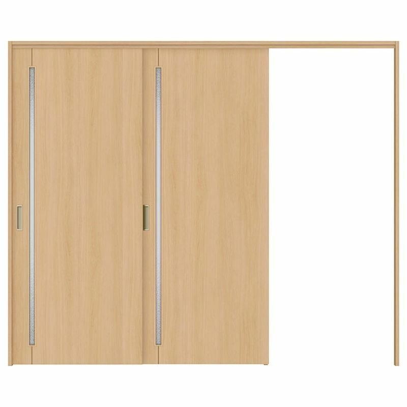 オーダーサイズ リクシル ラシッサＳ 可動間仕切り 引戸上吊方式 片引戸2枚建 ASMKD-LGC ケーシング付枠 W1604～2954㎜×Ｈ1750～2425㎜