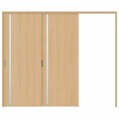 オーダーサイズ リクシル ラシッサＳ 可動間仕切り 引戸上吊方式 片引戸2枚建 ASMKD-LGL ケーシング付枠 W1604～2954㎜×Ｈ1750～2425㎜