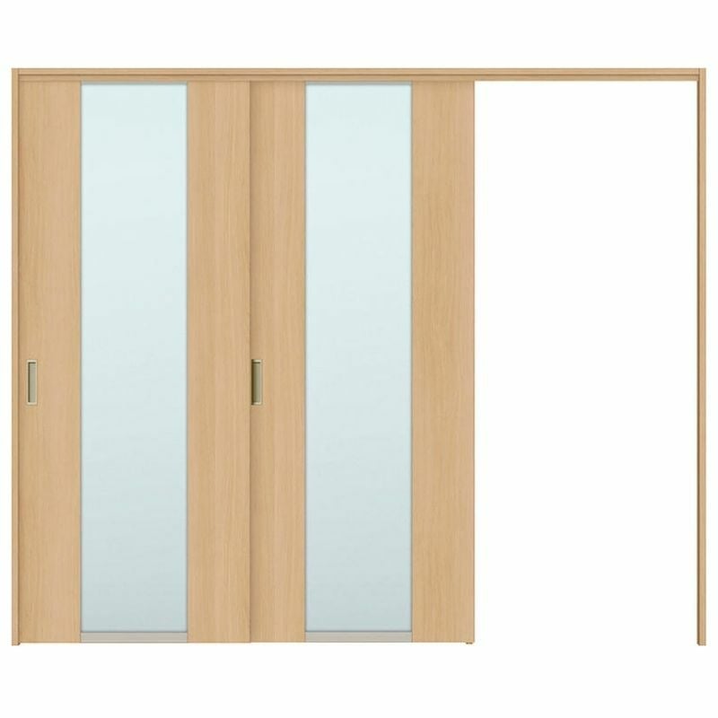 オーダーサイズ リクシル ラシッサＳ 可動間仕切り 引戸上吊方式 片引戸2枚建 ASMKD-LGN ケーシング付枠 W1604～2954㎜×Ｈ1750～2425㎜