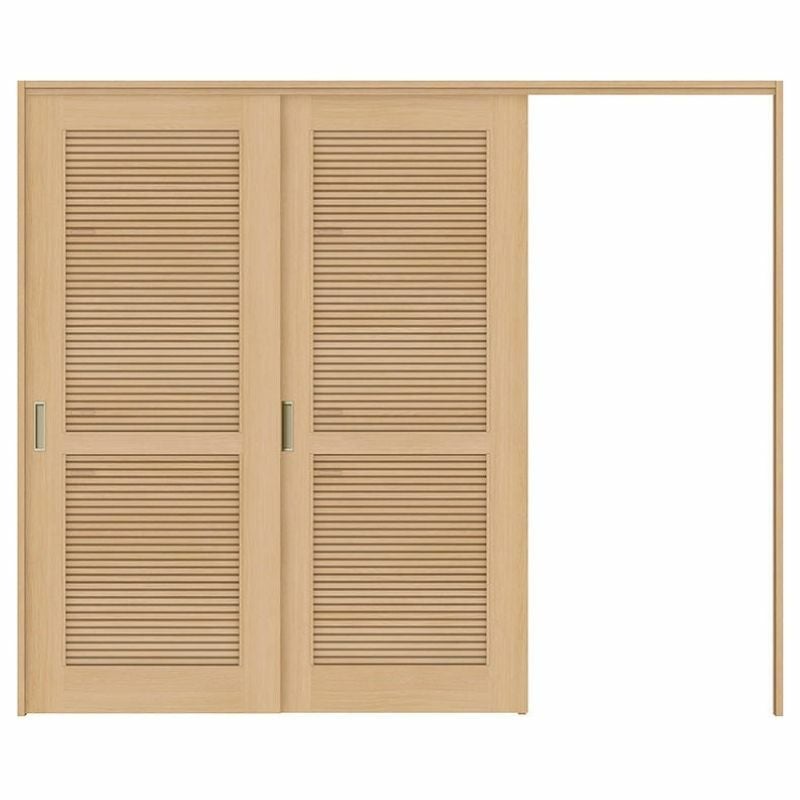 オーダーサイズ リクシル ラシッサＳ 可動間仕切り 引戸上吊方式 片引戸2枚建 ASMKD-LTA ケーシング付枠 W1604～2954㎜×Ｈ1750～2425㎜