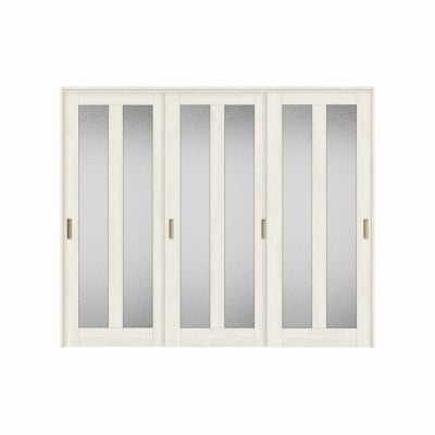 オーダーサイズ リクシル ラシッサＳ 可動間仕切り 上吊方式 引違い戸3枚建 ASMHT-LGG ノンケーシング枠 W1604～2954㎜×Ｈ1750～2425㎜