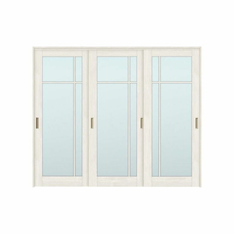 オーダーサイズ リクシル ラシッサＳ 可動間仕切り 上吊方式 引違い戸3枚建 ASMHT-LGK ノンケーシング枠 W1604～2954㎜×Ｈ1750～2425㎜