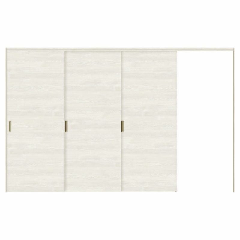 オーダーサイズ リクシル ラシッサＳ 可動間仕切り 引戸上吊方式 片引戸3枚建 ASMKT-LAB ノンケーシング枠 W2116～3916㎜×Ｈ1750～2425㎜