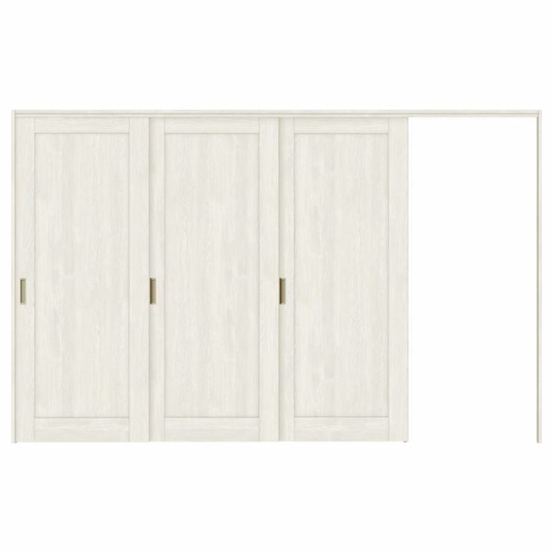 オーダーサイズ リクシル ラシッサＳ 可動間仕切り 引戸上吊方式 片引戸3枚建 ASMKT-LAG ノンケーシング枠 W2116～3916㎜×Ｈ1750～2425㎜