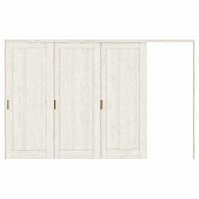 オーダーサイズ リクシル ラシッサＳ 可動間仕切り 引戸上吊方式 片引戸3枚建 ASMKT-LAG ノンケーシング枠 W2116～3916㎜×Ｈ1750～2425㎜