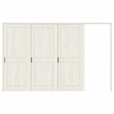 オーダーサイズ リクシル ラシッサＳ 可動間仕切り 引戸上吊方式 片引戸3枚建 ASMKT-LAH ノンケーシング枠 W2116～3916㎜×Ｈ1750～2425㎜