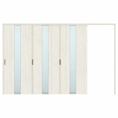 オーダーサイズ リクシル ラシッサＳ 可動間仕切り 引戸上吊方式 片引戸3枚建 ASMKT-LGM ノンケーシング枠 W2116～3916㎜×Ｈ1750～2425㎜