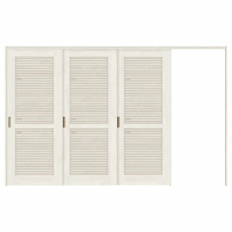 オーダーサイズ リクシル ラシッサＳ 可動間仕切り 引戸上吊方式 片引戸3枚建 ASMKT-LTA ノンケーシング枠 W2116～3916㎜×Ｈ1750～2425㎜