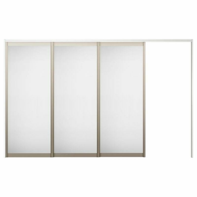 オーダーサイズ リクシル ラシッサＳ 可動間仕切り 引戸上吊方式 片引戸3枚建 ASMKT-LZA ノンケーシング枠 W2116～3916㎜×Ｈ1750～2425㎜