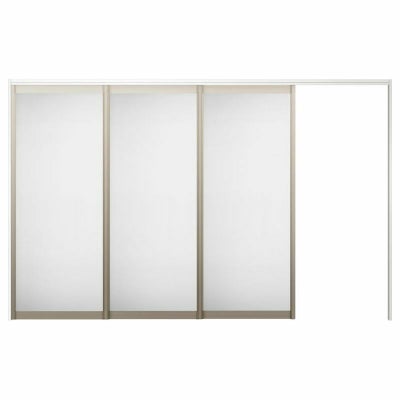 オーダーサイズ リクシル ラシッサＳ 可動間仕切り 引戸上吊方式 片引戸3枚建 ASMKT-LZA ノンケーシング枠 W2116～3916㎜×Ｈ1750～2425㎜