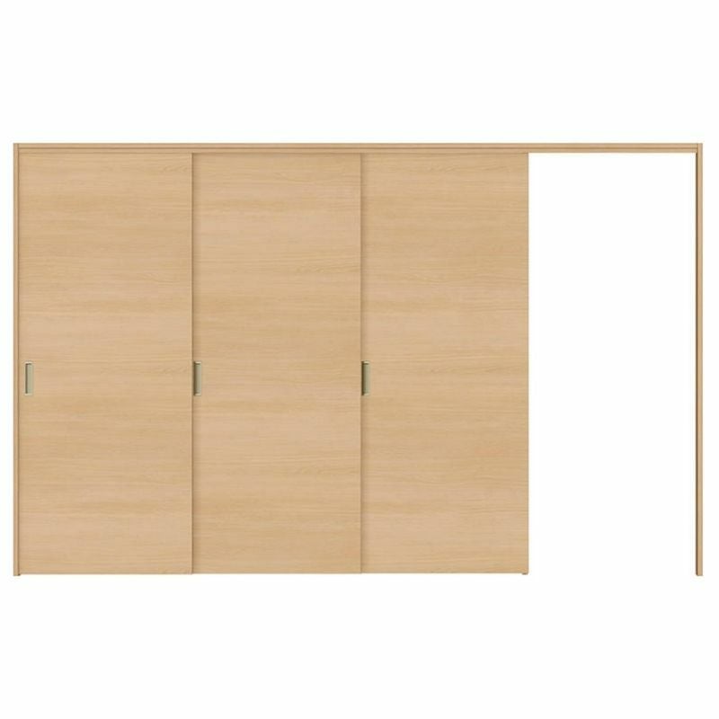 オーダーサイズ リクシル ラシッサＳ 可動間仕切り 引戸上吊方式 片引戸3枚建 ASMKT-LAB ケーシング付枠 W2116～3916㎜×Ｈ1750～2425㎜