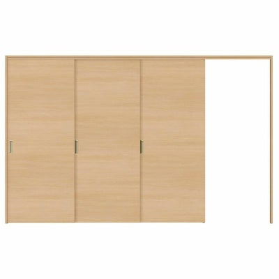 オーダーサイズ リクシル ラシッサＳ 可動間仕切り 引戸上吊方式 片引戸3枚建 ASMKT-LAB ケーシング付枠 W2116～3916㎜×Ｈ1750～2425㎜