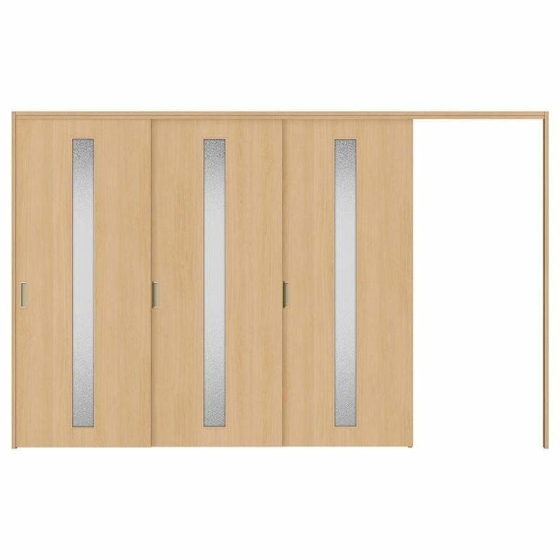 オーダーサイズ リクシル ラシッサＳ 可動間仕切り 引戸上吊方式 片引戸3枚建 ASMKT-LGA ケーシング付枠 W2116～3916㎜×Ｈ1750～2425㎜