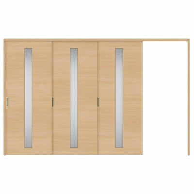 オーダーサイズ リクシル ラシッサＳ 可動間仕切り 引戸上吊方式 片引戸3枚建 ASMKT-LGB ケーシング付枠 W2116～3916㎜×Ｈ1750～2425㎜