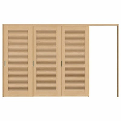 オーダーサイズ リクシル ラシッサＳ 可動間仕切り 引戸上吊方式 片引戸3枚建 ASMKT-LTA ケーシング付枠 W2116～3916㎜×Ｈ1750～2425㎜