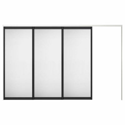 オーダーサイズ リクシル ラシッサＳ 可動間仕切り 引戸上吊方式 片引戸3枚建 ASMKT-LZA ケーシング付枠 W2116～3916㎜×Ｈ1750～2425㎜