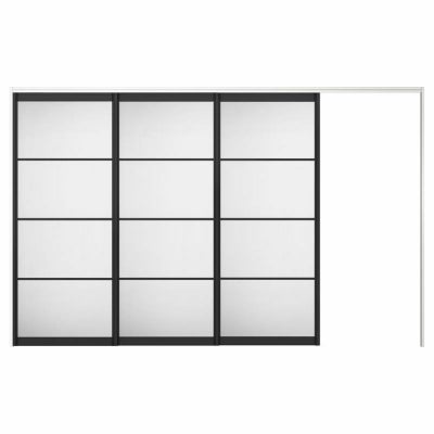 オーダーサイズ リクシル ラシッサＳ 可動間仕切り 引戸上吊方式 片引戸3枚建 ASMKT-LZB ケーシング付枠 W2116～3916㎜×Ｈ1750～2425㎜