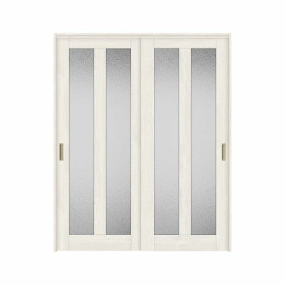 オーダーサイズ リクシル ラシッサＳ 可動間仕切り 上吊方式 引違い戸2枚建 ASMHH-LGG ノンケーシング枠 W1092～1992㎜×Ｈ1750～2425㎜