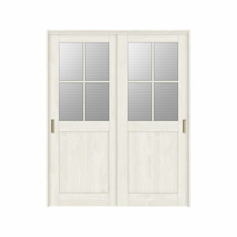 オーダーサイズ リクシル ラシッサＳ 可動間仕切り 上吊方式 引違い戸2枚建 ASMHH-LGH ノンケーシング枠 W1092～1992㎜×Ｈ1750～2425㎜