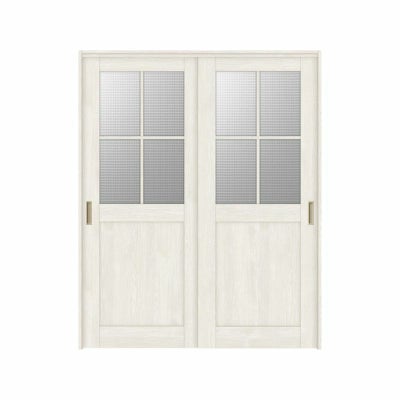 オーダーサイズ リクシル ラシッサＳ 可動間仕切り 上吊方式 引違い戸2枚建 ASMHH-LGH ノンケーシング枠 W1092～1992㎜×Ｈ1750～2425㎜