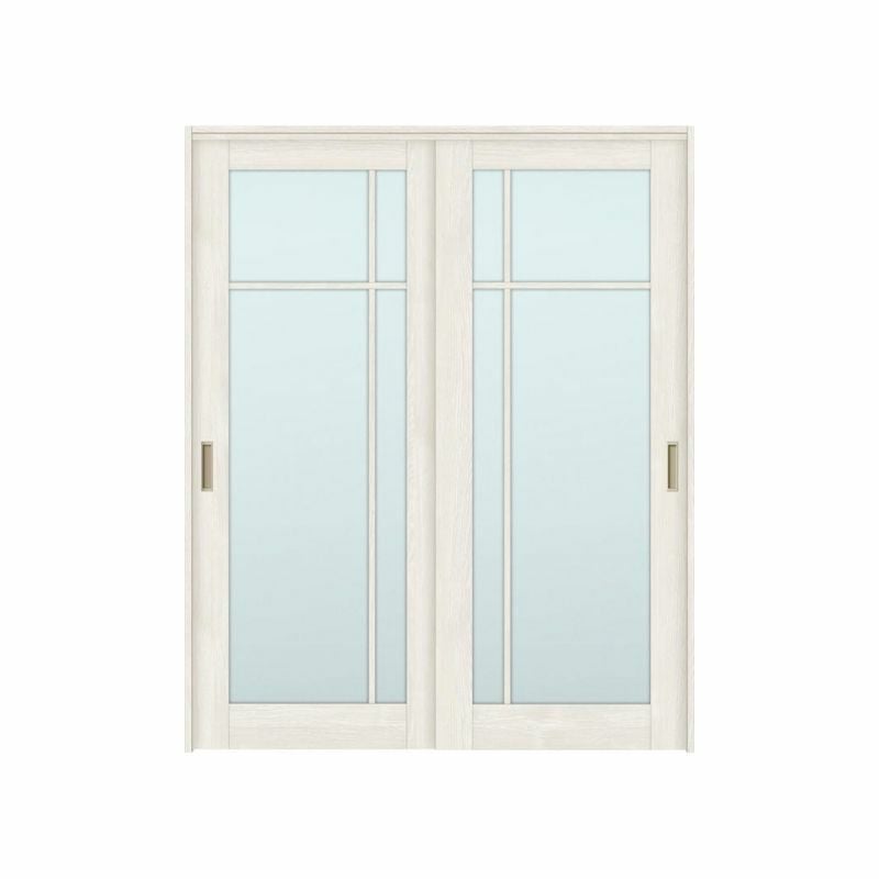 オーダーサイズ リクシル ラシッサＳ 可動間仕切り 上吊方式 引違い戸2枚建 ASMHH-LGK ノンケーシング枠 W1092～1992㎜×Ｈ1750～2425㎜