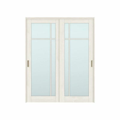 オーダーサイズ リクシル ラシッサＳ 可動間仕切り 上吊方式 引違い戸2枚建 ASMHH-LGK ノンケーシング枠 W1092～1992㎜×Ｈ1750～2425㎜