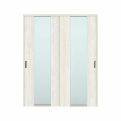 オーダーサイズ リクシル ラシッサＳ 可動間仕切り 上吊方式 引違い戸2枚建 ASMHH-LGN ノンケーシング枠 W1092～1992㎜×Ｈ1750～2425㎜