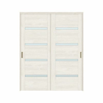 オーダーサイズ リクシル ラシッサＳ 可動間仕切り 上吊方式 引違い戸2枚建 ASMHH-LGR ノンケーシング枠 W1092～1992㎜×Ｈ1750～2425㎜