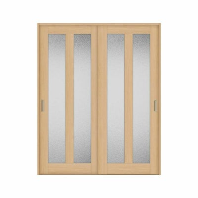 オーダーサイズ リクシル ラシッサＳ 可動間仕切り 上吊方式 引違い戸2枚建 ASMHH-LGG ケーシング付枠 W1092～1992㎜×Ｈ1750～2425㎜