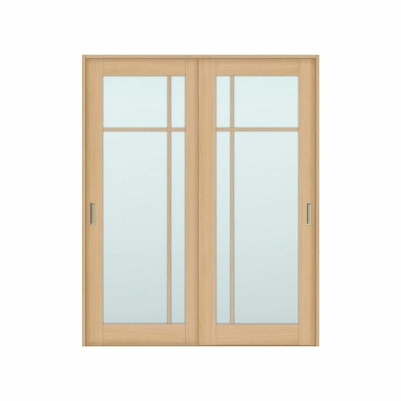 オーダーサイズ リクシル ラシッサＳ 可動間仕切り 上吊方式 引違い戸2枚建 ASMHH-LGK ケーシング付枠 W1092～1992㎜×Ｈ1750～2425㎜