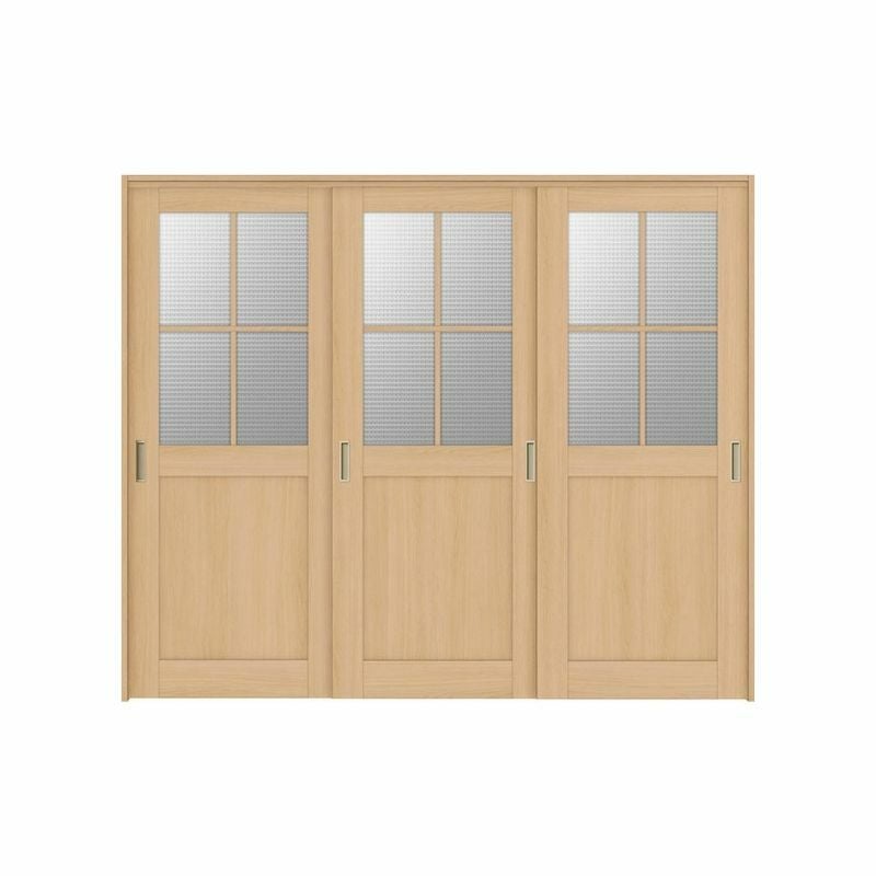 オーダーサイズ リクシル ラシッサＳ 可動間仕切り 上吊方式 引違い戸3枚建 ASMHT-LGH ケーシング付枠 W1604～2954㎜×Ｈ1750～2425㎜