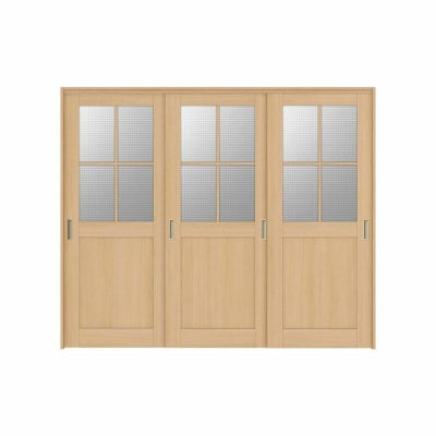 オーダーサイズ リクシル ラシッサＳ 可動間仕切り 上吊方式 引違い戸3枚建 ASMHT-LGH ケーシング付枠 W1604～2954㎜×Ｈ1750～2425㎜