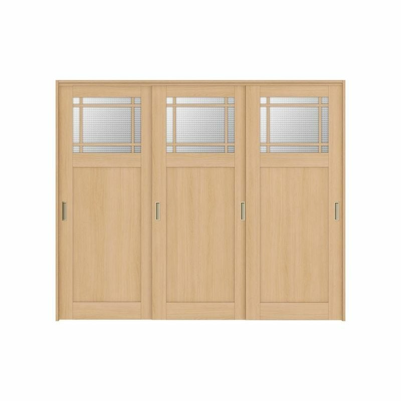 オーダーサイズ リクシル ラシッサＳ 可動間仕切り 上吊方式 引違い戸3枚建 ASMHT-LGJ ケーシング付枠 W1604～2954㎜×Ｈ1750～2425㎜